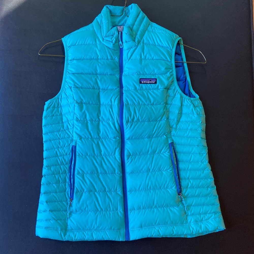 Teal Patagonia Puffer Vest